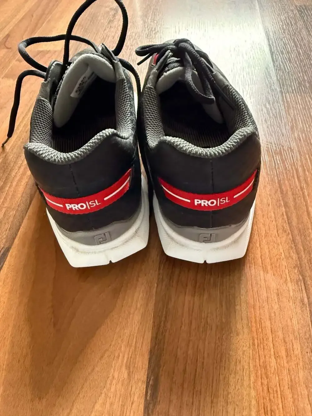 FootJoy Pro SL Sport Spikeless Golf Shoes Black Red Size 8.5 M